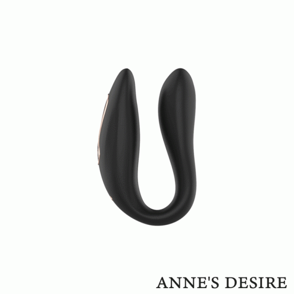 ANNE'S DESIRE DUAL PLEASURE WIRELESS TECHNOLOGY WATCHME BLACK é um brinquedo sexual da gama dos Vibradores, super potente e confortável.