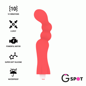 G-SPOT GOHAN G-SPOT VIBRATOR LIGHT RED é um brinquedo sexual da gama dos Vibradores, super potente e confortável.