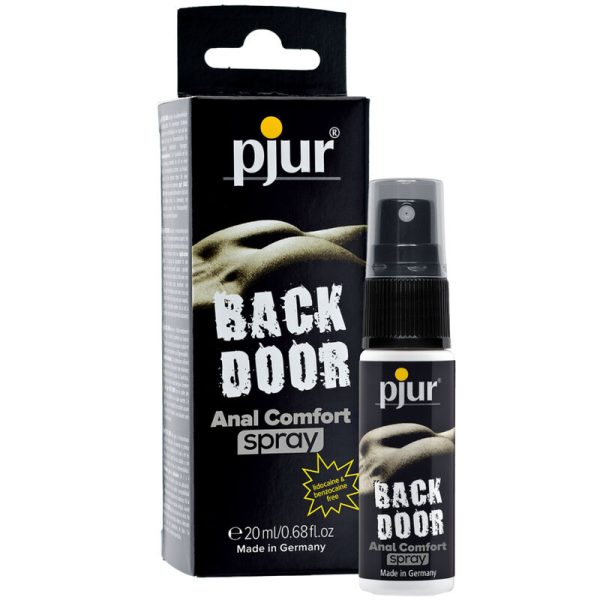 PJUR BACK DOOR ANAL COMFORT SPRAY é um Óleo e Lubrificante extremamente agradável com relaxante anal.