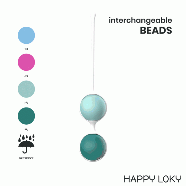 HAPPY LOKY KEGEL BEADS é um brinquedo sexual da gama das Bolas, para maior prazer e conforto.