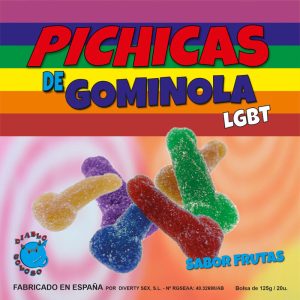 PRIDE - GUMMY PENIS FRUITS WITH SUGAR LGBT é indicado para Jogos Preliminares, comece a noite de uma forma escaldante.