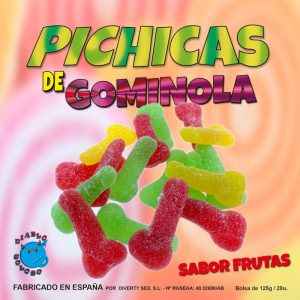 DIABLO PICANTE - GUMMY PENIS FRUITS WITH SUGAR é indicado para Jogos Preliminares, comece a noite de uma forma escaldante.