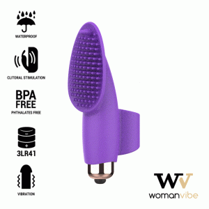 WOMANVIBE AISHA SILICONE STIMULATOR FINGER é um brinquedo sexual da gama dos Vibradores, super potente e confortável.