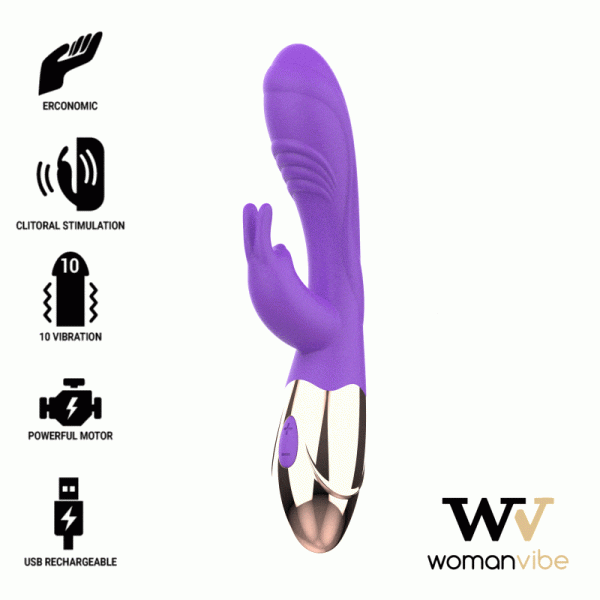 WOMANVIBE VIORA SILICONE RECHARGEABLE VIBRATOR é um brinquedo sexual da gama dos Vibradores, super potente e confortável.