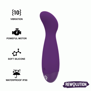 REWOLUTION REWOPULSE FLEXIBLE VIBRATOR STIMULATOR POINT G é um brinquedo sexual dos estimuladores de clitóris, super potentes, eficazes e seguros.