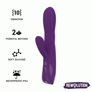 REWOLUTION REWORABBIT FLEXIBLE VIBRATOR WITH RABBIT é um brinquedo sexual dos estimuladores de clitóris, super potentes, eficazes e seguros.