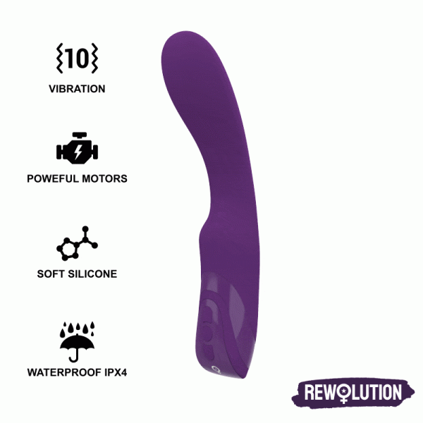 REWOLUTION REWOCLASSY FLEXIBLE VIBRATOR é um brinquedo sexual da gama dos Vibradores, super potente e confortável.