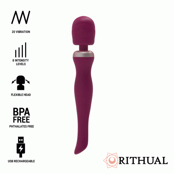 RITHUAL AKASHA WAND RECHARGEABLE  2.0 ORQUIDEA é um brinquedo sexual da gama dos Masturbadores para mulheres, confortável e potente.