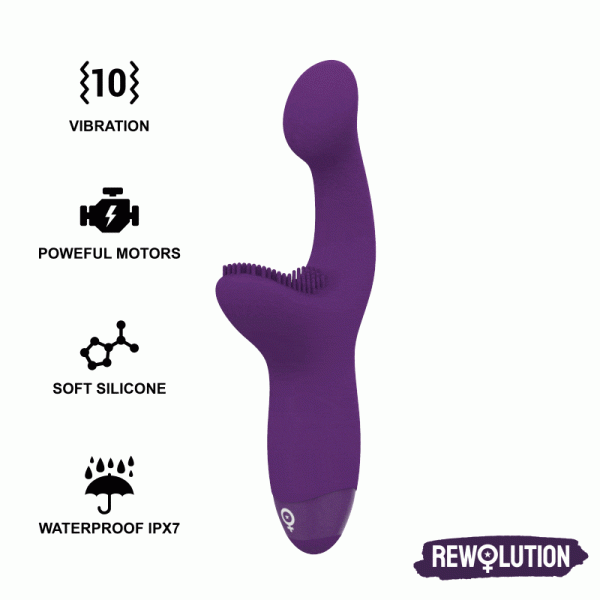 REWOLUTION REWOKISS VIBRATING A-SPOT STIMULATOR é um brinquedo sexual da gama dos Submersíveis, super confortável e realista.