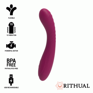 RITHUAL KRIYA G-SPOT STIMULATOR RECHARGEABLE ORQUIDEA é um brinquedo sexual da gama dos Vibradores, super potente e confortável.