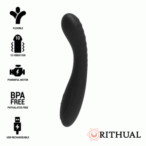 RITHUAL KRIYA G-SPOT STIMULATOR RECHARGEABLE BLACK é um brinquedo sexual da gama dos Vibradores, super potente e confortável.