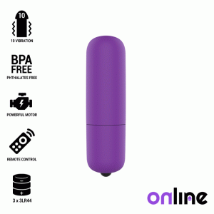 ONLINE MINI BULLET VIBE - PURPLE é um brinquedo sexual da gama dos Mini vibradores, super potente e confortável.