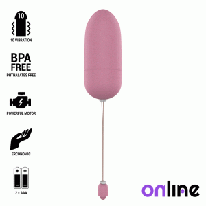 ONLINE WATERPROOF VIBRATING EGG - PINK é um brinquedo sexual da gama dos Vibradores, super potente e confortável.