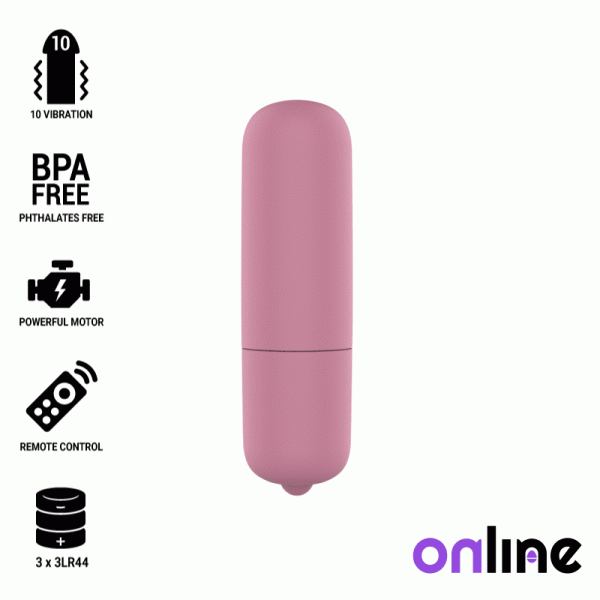 ONLINE MINI BULLET VIBE - PINK é um brinquedo sexual da gama dos Mini vibradores, super potente e confortável.