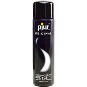 PJUR ORIGINAL BODYGLIDE SILICONE 100 ML é um Óleo e Lubrificante extremamente agradável e completo para prazer anal.