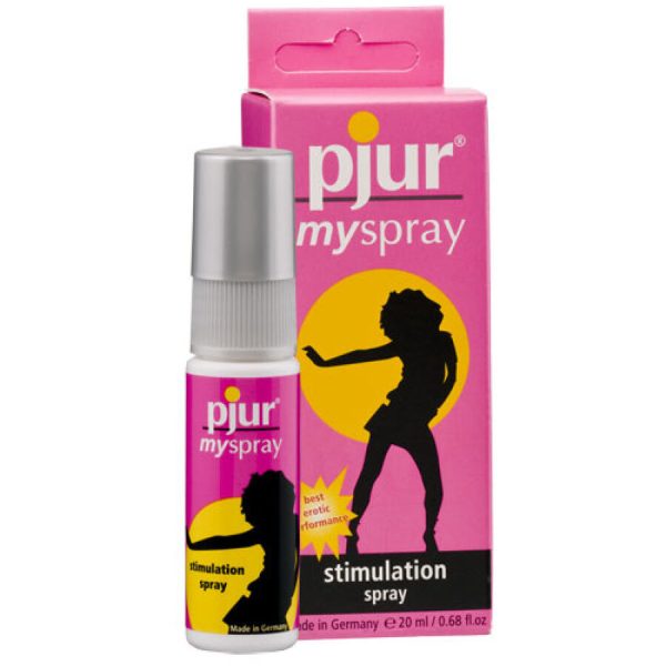 PJUR MYSPRAY STIMULATION FOR WOMEN é um  Óleo e Lubrificante para Intensificador o Orgasmo Feminino.