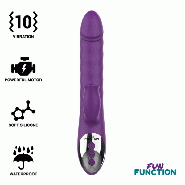 FUN FUNCTION ZENDA THRUSTER & ROTATION é um brinquedo sexual da gama dos Vibradores, super potente e confortável.