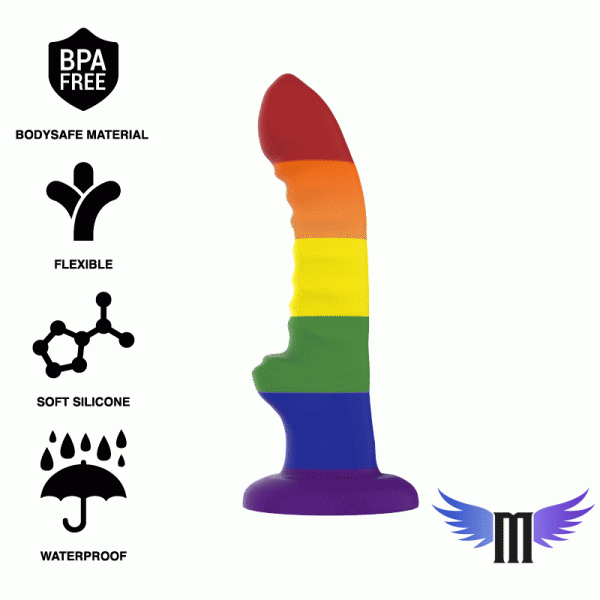 MYTHOLOGY COLBY PRIDE DILDO M é um brinquedo sexual da gama dos Dildos Anais, super confortável para maior prazer e limpeza.