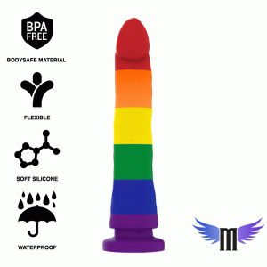 MYTHOLOGY DEVON PRIDE DILDO L é um brinquedo sexual da gama dos Dildos Anais, super confortável para maior prazer e limpeza.