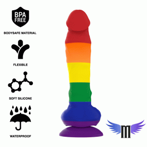 MYTHOLOGY COREY PRIDE DILDO M é um brinquedo sexual da gama dos Dildos Anais, super confortável para maior prazer e limpeza.