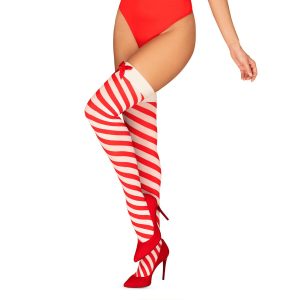 OBSESSIVE - KISSMAS STOCKINGS S/M é uma Lingerie que se equadra na Lingerie feminina. Erótica e atraente. Resistente e segura.