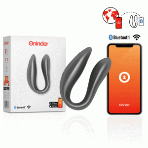 ONINDER G-SPOT & CLITORAL STIMULATOR BLACK - FREE APP é um brinquedo sexual da gama dos Vibradores com APP, super potente e confortável.