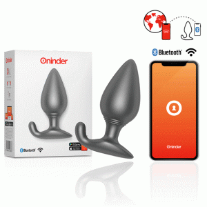 ONINDER VIBRATING ANAL PLUG BLACK - FREE APP é um brinquedo sexual da gama dos Vibradores anais, super potente para maior prazer.