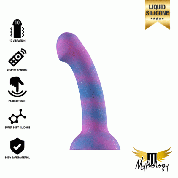 MYTHOLOGY DION GALACTIC DILDO M - VIBRATOR WATCHME WIRELESS TECHNOLOGY COMPATIBLE é um brinquedo sexual da gama da Próstata especial, super potente para maior prazer.