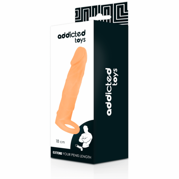 ADDICTED TOYS  EXTEND YOUR PENIS (18CM) é um extensão de pénis para aumentar o tamanho do pénis do homem.