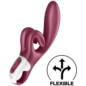 SATISFYER TOUCH ME RABBIT VIBRATION - RED é um brinquedo sexual dos estimuladores de clitóris, super potentes, eficazes e seguros.