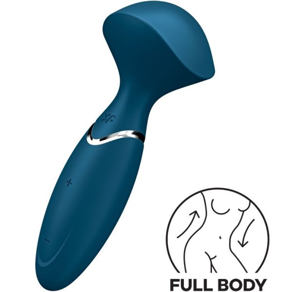 SATISFYER MINI WOND-ER - BLUE é um brinquedo sexual dos estimuladores de clitóris, super potentes, eficazes e seguros.