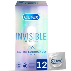 DUREX INVISIBLE EXTRA LUBRICATED 12 UDS são preservtivos para gays, para maior segurança e sensibilidade. Super saborosos.