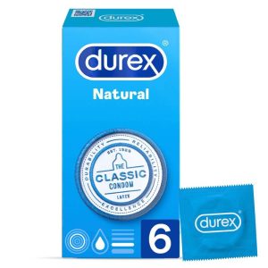 DUREX NATURAL CLASSIC 6 UNITS é um brinquedo sexual da gama de Seleção de venda automática.