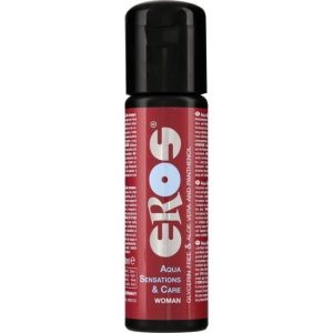 EROS AQUA SENSATIONS AND CARE WOMAN 100 ML é um Óleo e Lubrificante para Orgasmo feminino simulando Vagina virgem