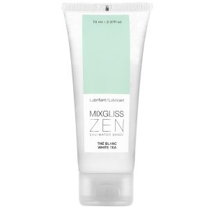 MIXGLISS ZEN WHITE TEA LUBRICANT 70ML é um Óleo e Lubrificante extremamente agradável á base de água.