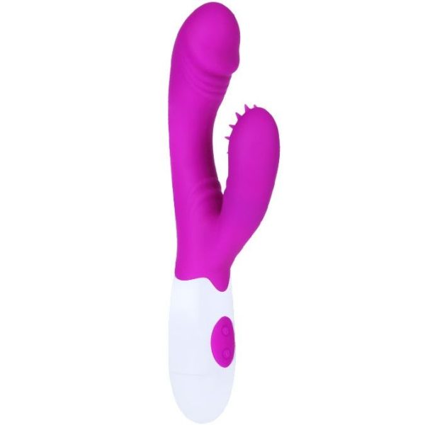 PRETTY LOVE FLIRTATION - ANDRE VIBRATOR WITH CLIT STIMULATION é um brinquedo sexual da gama dos Vibradores, super potente e confortável.