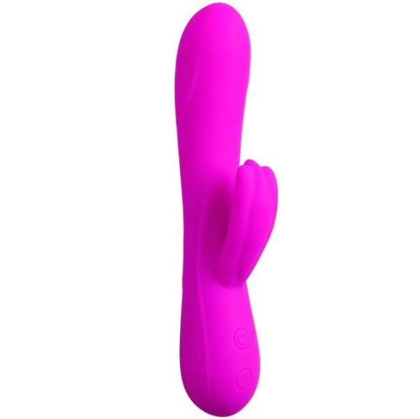 PRETTY LOVE FLIRTATION - BARRETTE VIBRATOR WITH CLIT STIMULATION é um brinquedo sexual da gama dos Vibradores, super potente e confortável.