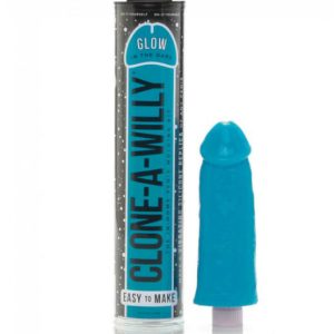 CLONE A WILLY  CLONE GLOW IN THE DARK BLUE VIBRATING KIT é um brinquedo sexual da gama dos Vibradores, super potente e confortável.