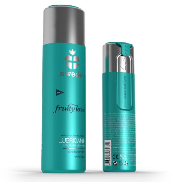 SWEDE FRUITY LOVE LUBRICANT BLACK CURRANT LIME 50 ML é um Óleo e Lubrificante extremamente agradável comestível.