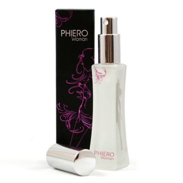 PHIERO WOMAN. PERFUME WITH PHEROMONES FOR WOMEN é um afrodisíaco da gama de sensibilizadores de Pénis, eficaz e seguro.