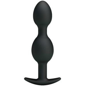 PRETTY LOVE BOTTOM - SILICONE ANAL BALLS  12.5 CM - BLACK é um brinquedo sexual da gama dos Dildos Anais, super confortável para maior prazer e limpeza.