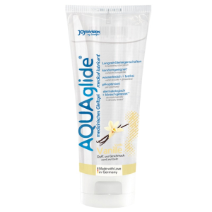 AQUAGLIDE - VANILLA WATEBASED LUBRICANT 100 ML é um Óleo e Lubrificante extremamente agradável á base de silicone.