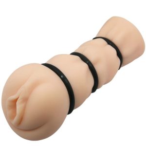 CRAZY BULL - MASTURBATING SLEEVE WITH RINGS - VAGINA é um brinquedo sexual adequado ao homem, super potente e confortável.