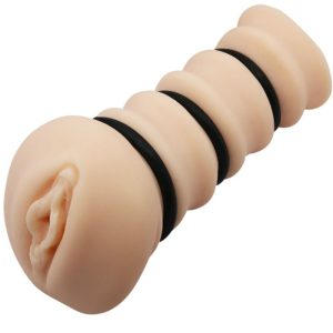 CRAZY BULL - MASTURBATING SLEEVE WITH RINGS  - VAGINA MODEL 2 é um brinquedo sexual adequado ao homem, super potente e confortável.