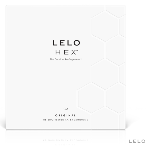 LELO HEX CONDOMS ORIGINAL 36 PACK são preservtivos para gays, para maior segurança e sensibilidade. Super saborosos.