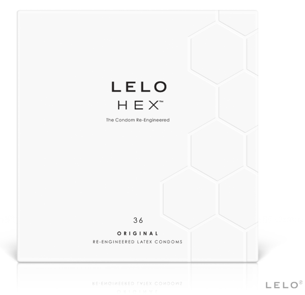 LELO HEX CONDOMS ORIGINAL 36 PACK são preservtivos para gays, para maior segurança e sensibilidade. Super saborosos.