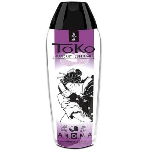 SHUNGA TOKO AROMA LUBRICANT LUSTFUL LITCHEE é um Óleo e Lubrificante extremamente agradável comestível.