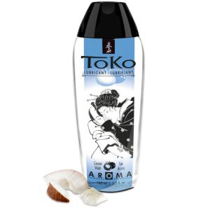 SHUNGA TOKO AROMA LUBRICANT COCONUT WATER é um Óleo e Lubrificante extremamente agradável comestível.