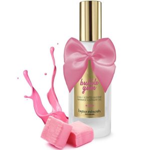 BIJOUX BUBBLE GUM 2 IN 1 SILICONE GEL 100 ML é um Óleo, Lubrificante e Creme com efeito afrodisíaco.