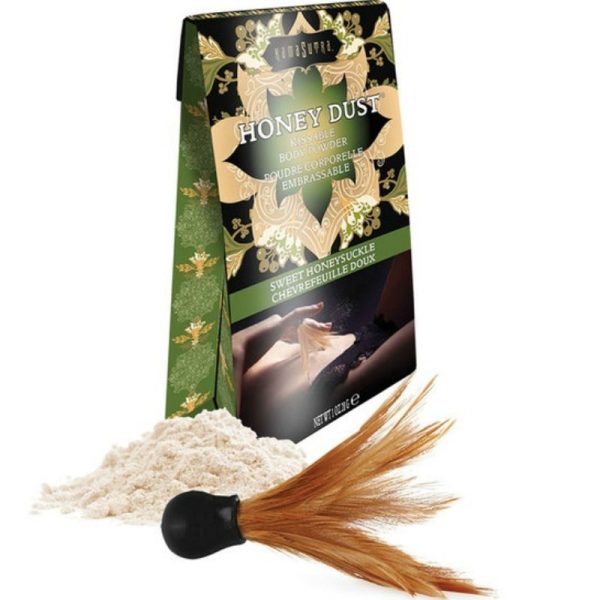 KAMASUTRA KISSABLE BODY POWDER SWEET HONEYSUCKLE 28 GR é indicado para Jogos Preliminares, comece a noite de uma forma escaldante.